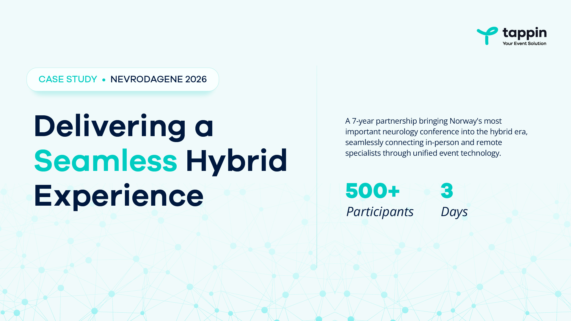 Nevrodagene 2026: Delivering a Seamless Hybrid Conference Experience with Tappin